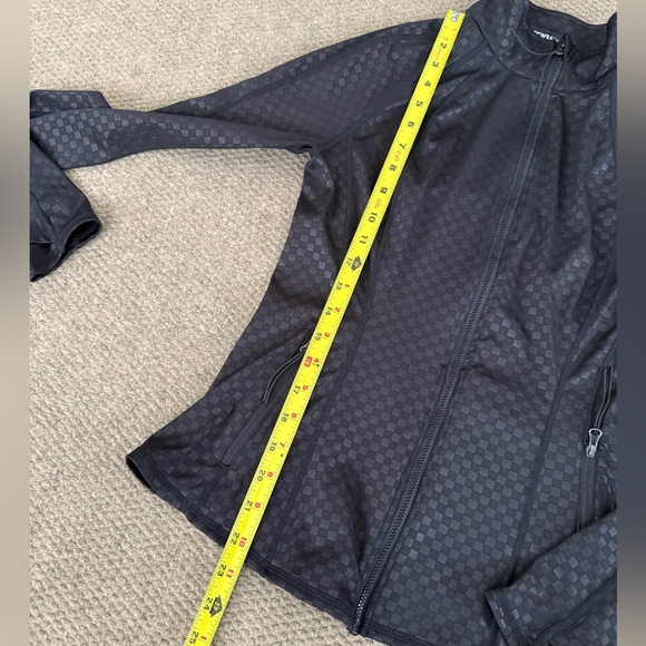 Beach Riot Sport Reina Running Jacket Stretch Black Check Women’s Size Small - Picture 4 of 7